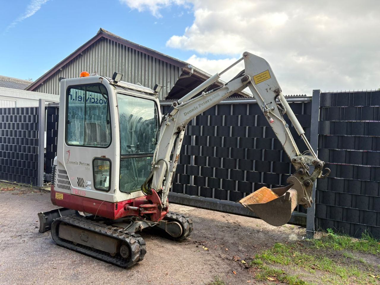 Takeuchi tb 016 minigraver kubota bobcat yanmar minishovel