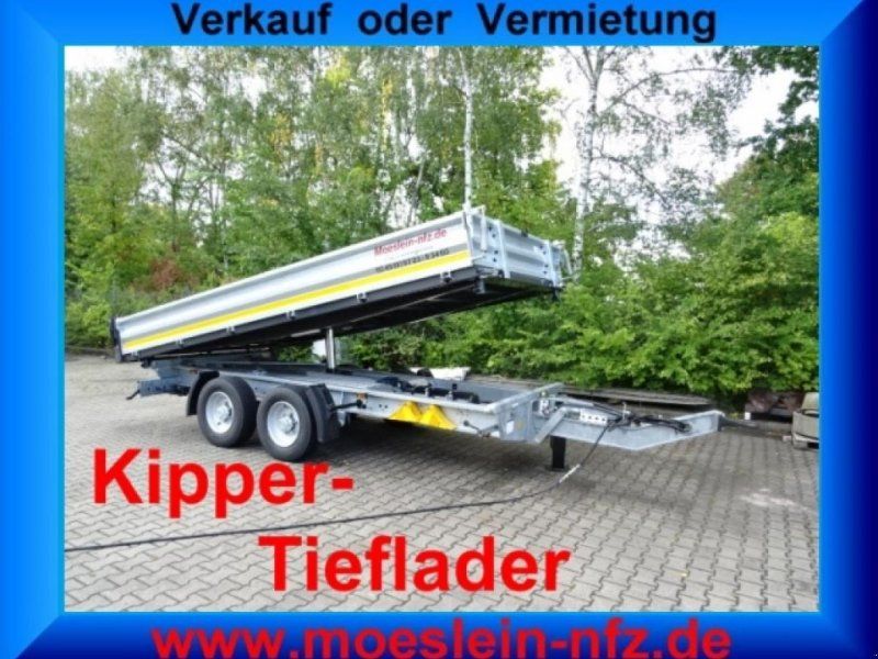 Möslein TTD 13 Verzinkt 13 t Tandem 3- Seitenkipper Tiefl