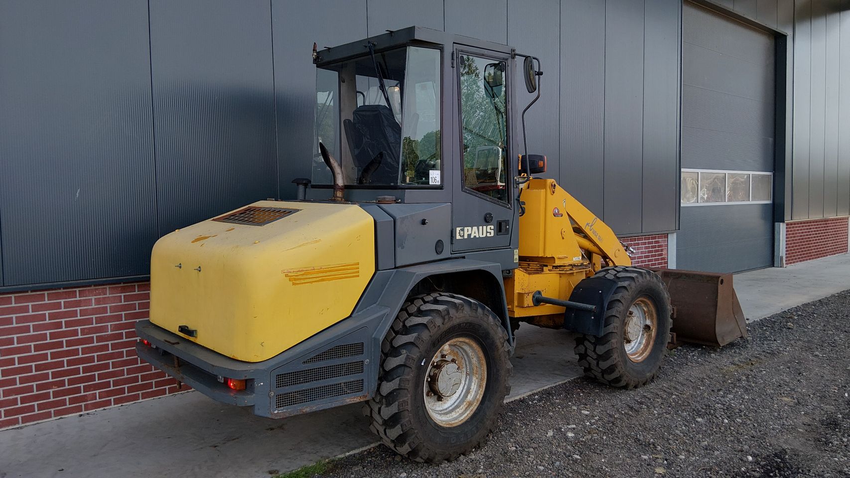 Paus RL1052SL shovel draaigiek (bj2006) bak+vorken RL 1