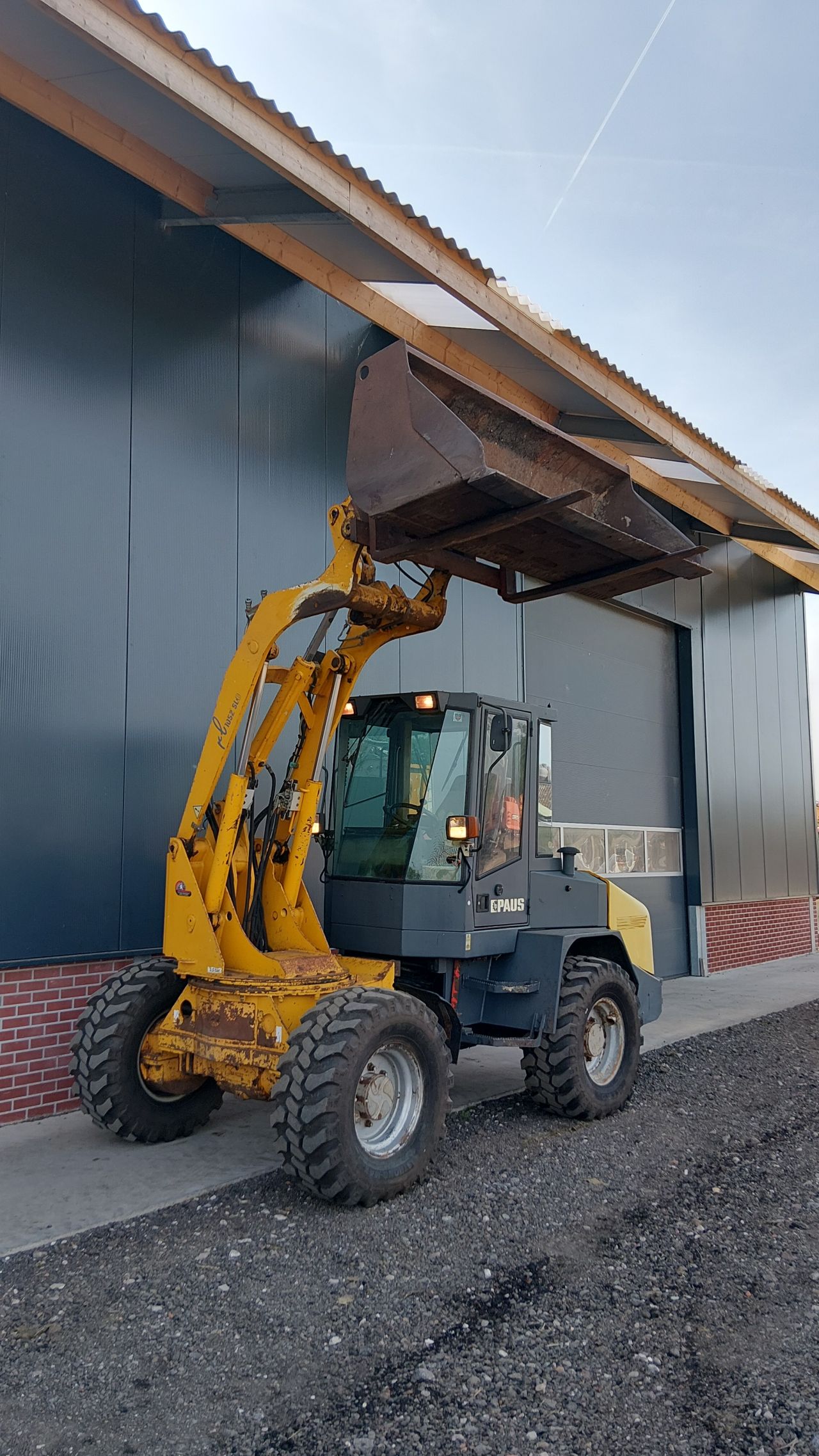Paus RL1052SL shovel draaigiek (bj2006) bak+vorken RL 1