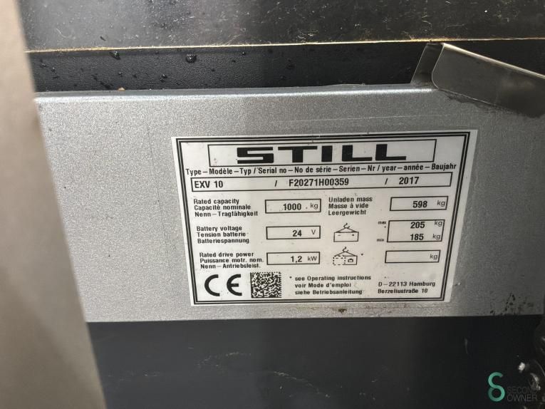 Stapler Elektrisch Still EXV10 2017