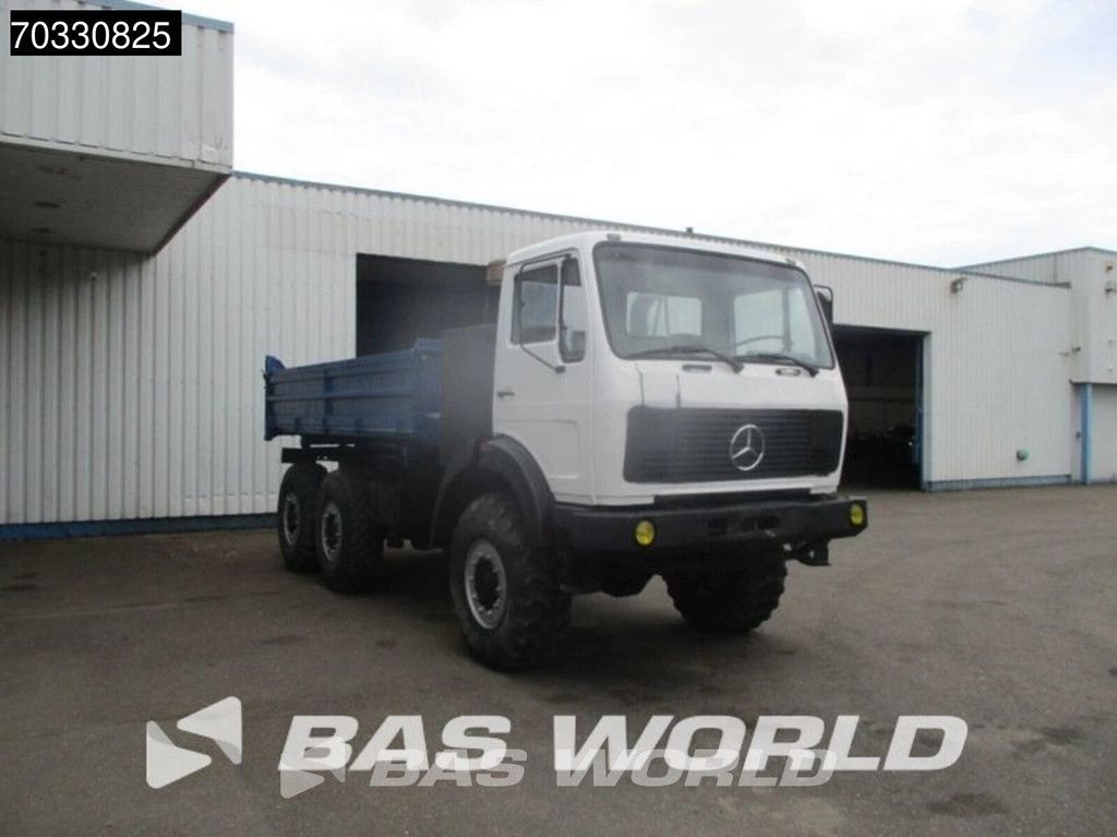 Mercedes SK 6X6 V8 , 6X6 , ZF Manual , Spring Suspension , 3 way Tipper, Ex- Army
