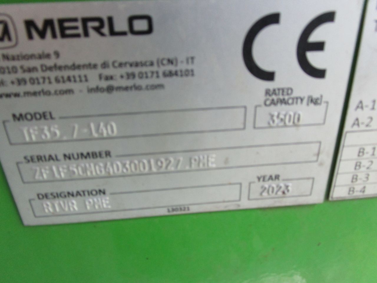Merlo tf 35.7 140 pk 254 uren!!!!!!!!!!