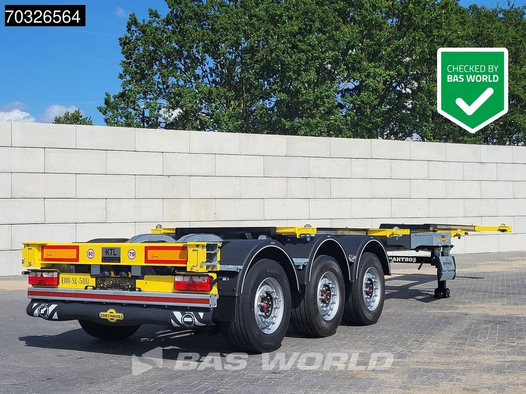 Orthaus CGS (Euro Slider 500) 3 axles Multi 45ft Lift Axle extendable SAF
