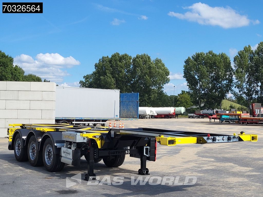 Orthaus CGS (Euro Slider 500) 3 axles Multi 45ft Lift Axle extendable SAF