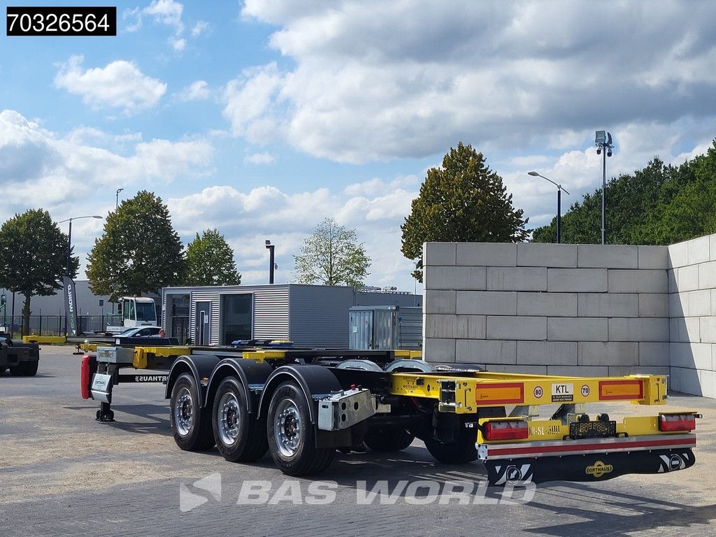 Orthaus CGS (Euro Slider 500) 3 axles Multi 45ft Lift Axle extendable SAF