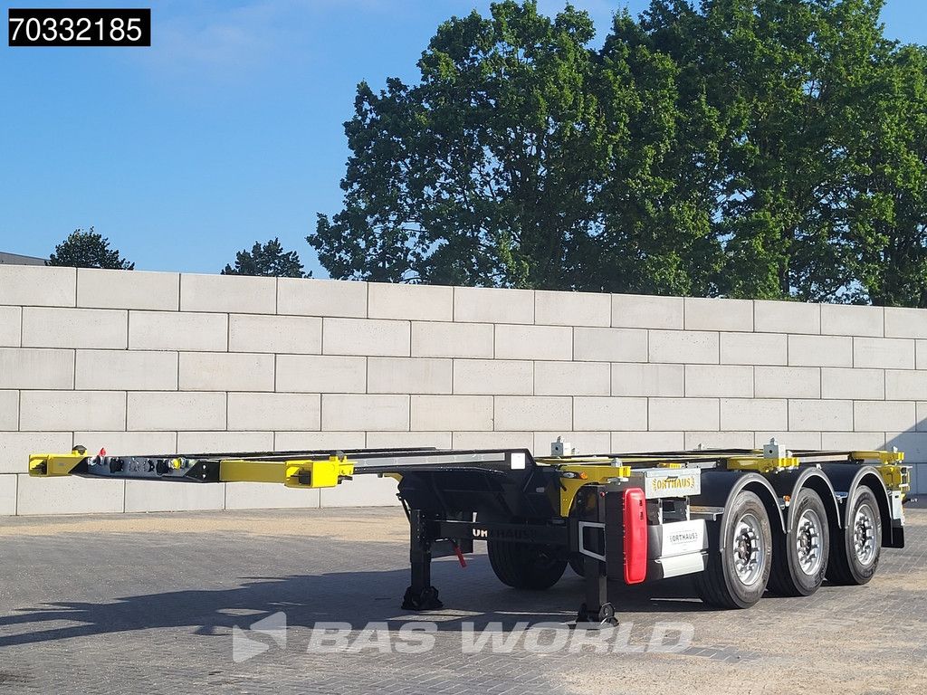 Orthaus CGS (Euro Slider 500) 3 Achsen Multi 45ft Lift Axle extendable SAF