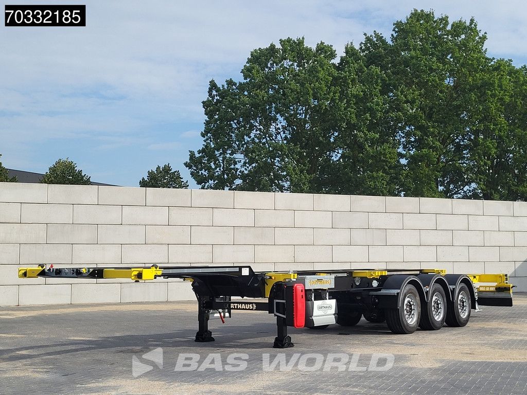 Orthaus CGS (Euro Slider 500) 3 Achsen Multi 45ft Lift Axle extendable SAF