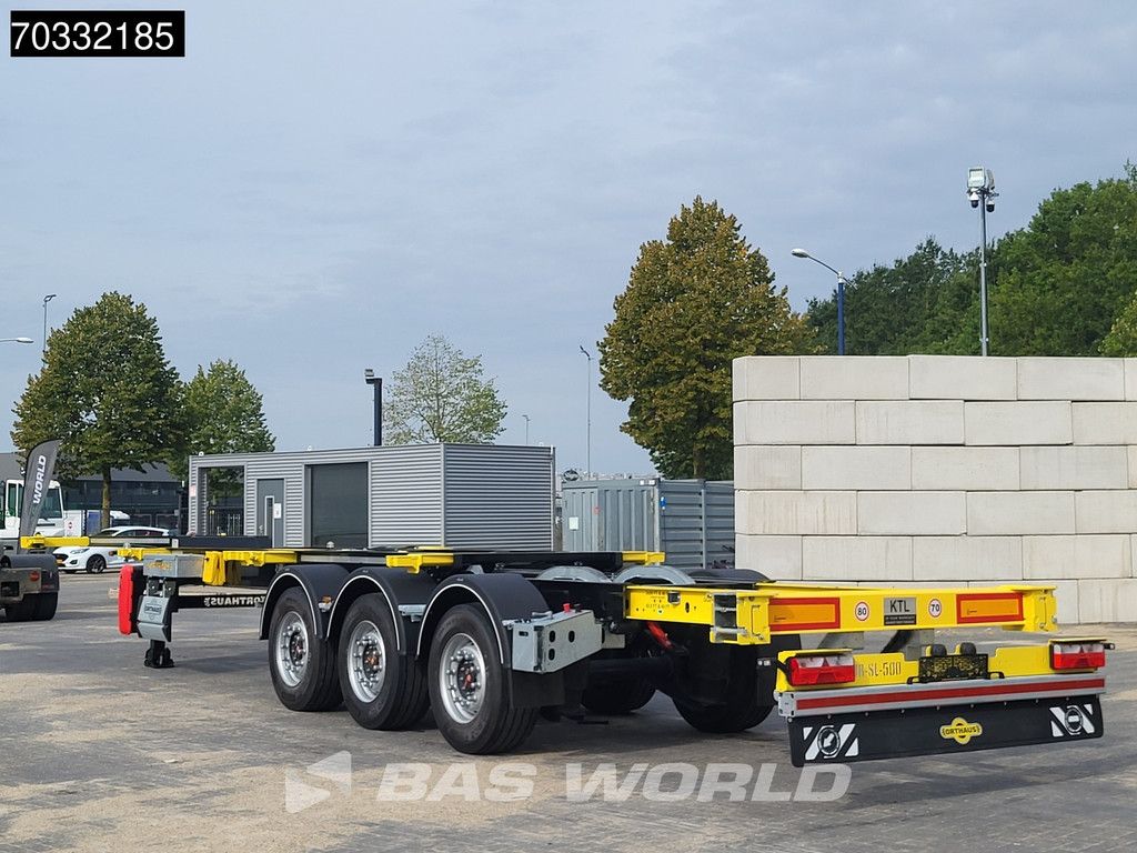 Orthaus CGS (Euro Slider 500) 3 Achsen Multi 45ft Lift Axle extendable SAF