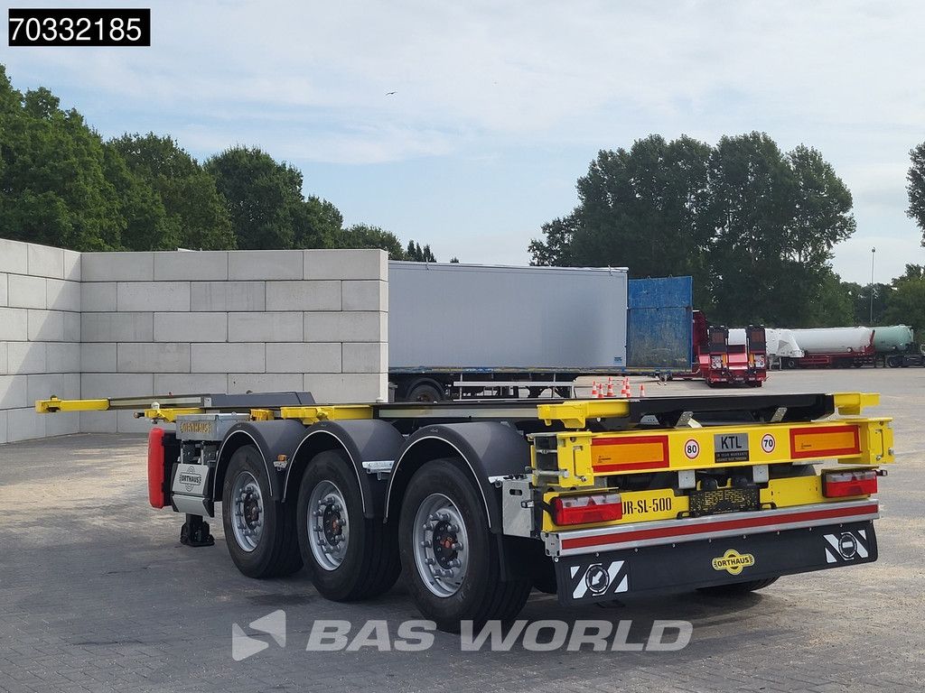 Orthaus CGS (Euro Slider 500) 3 Achsen Multi 45ft Lift Axle extendable SAF