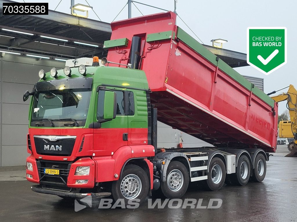 MAN TGS 49.480 10X4 NL-Truck APK 25m3 Ruizeveld tipper Big-Axle Automatic Euro 6