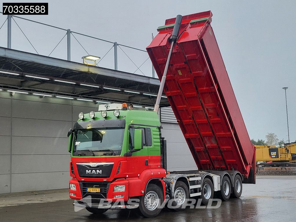 MAN TGS 49.480 10X4 NL-Truck APK 25m3 Ruizeveld tipper Big-Axle Automatic Euro 6