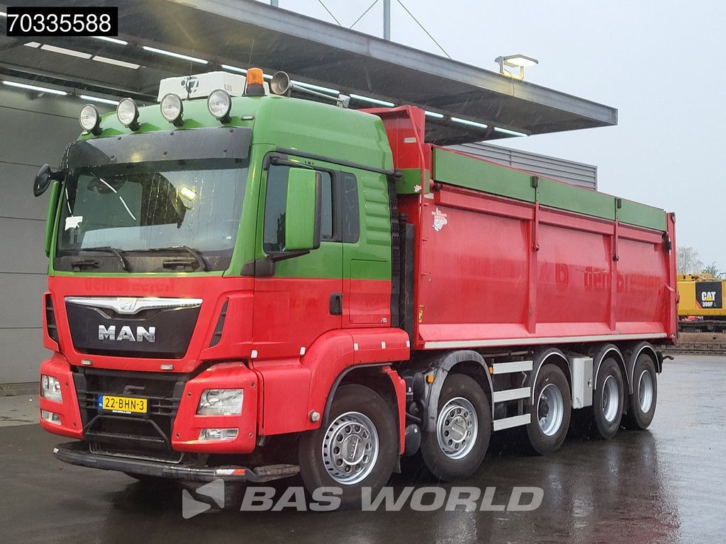 MAN TGS 49.480 10X4 NL-Truck APK 25m3 Ruizeveld tipper Big-Axle Automatic Euro 6