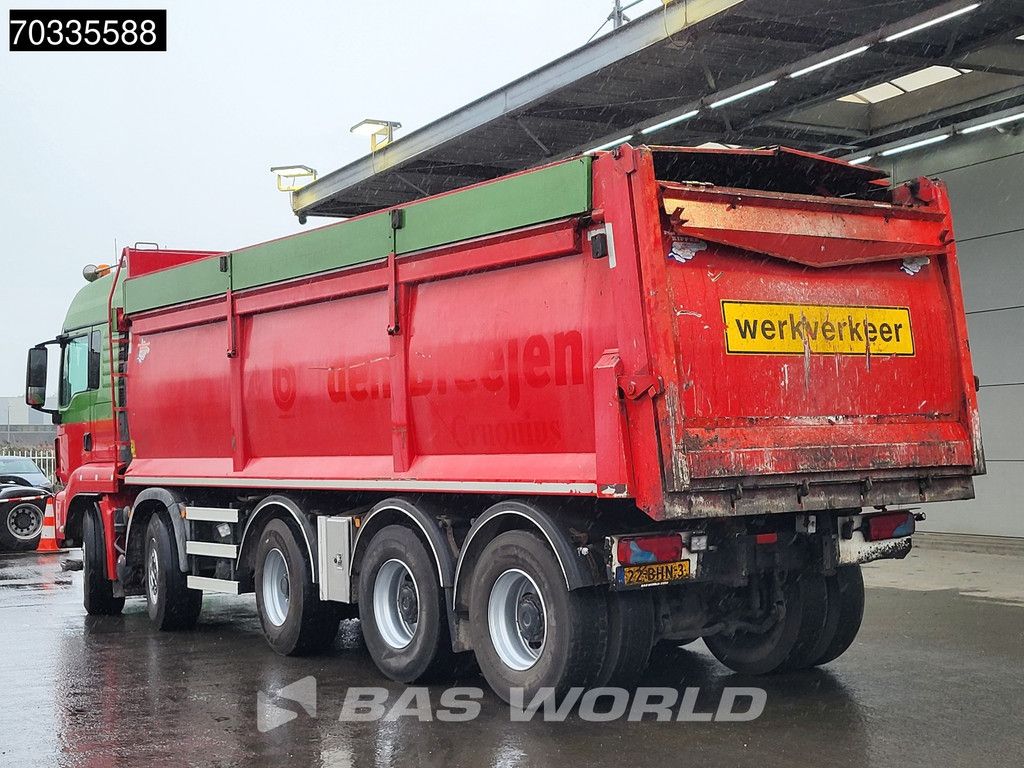 MAN TGS 49.480 10X4 NL-Truck APK 25m3 Ruizeveld tipper Big-Axle Automatic Euro 6