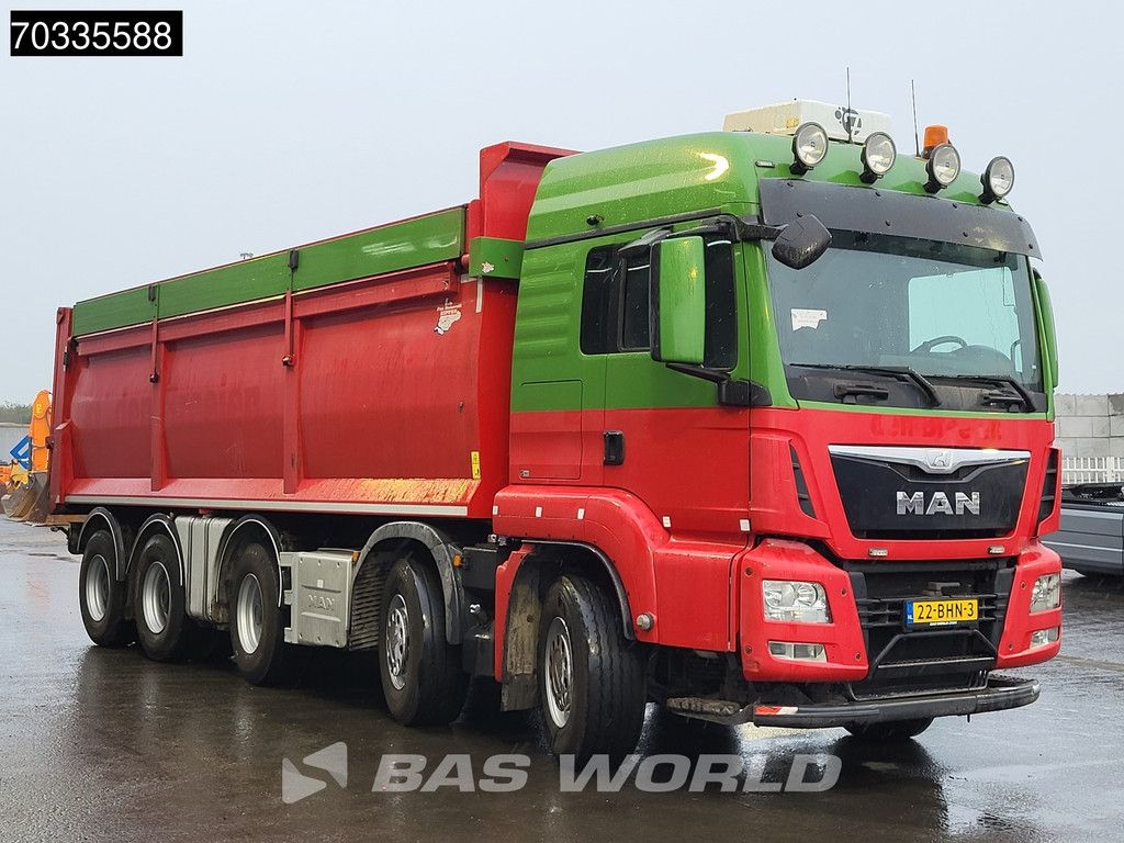 MAN TGS 49.480 10X4 NL-Truck APK 25m3 Ruizeveld tipper Big-Axle Automatic Euro 6