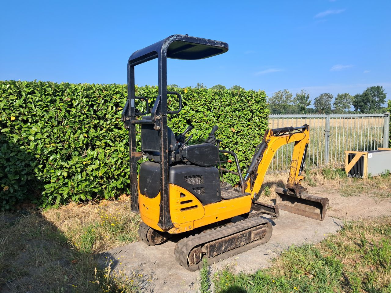 Minigraver Hanix H09D / Minikraan / Graafmachine