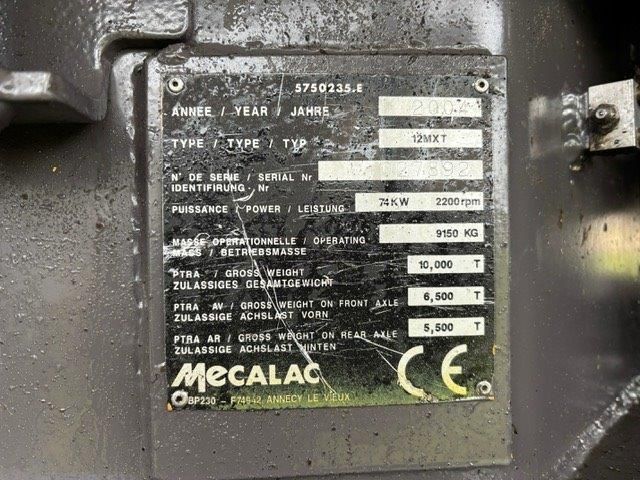 Mecalac 12 MXTbouwjaar 2004 12533 uur