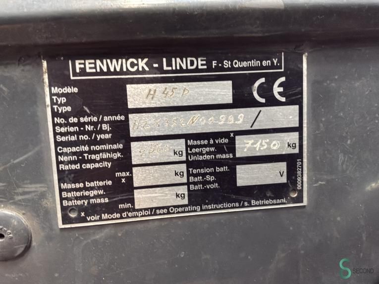 Gabelstapler Diesel Linde H45D-02 Triplex
