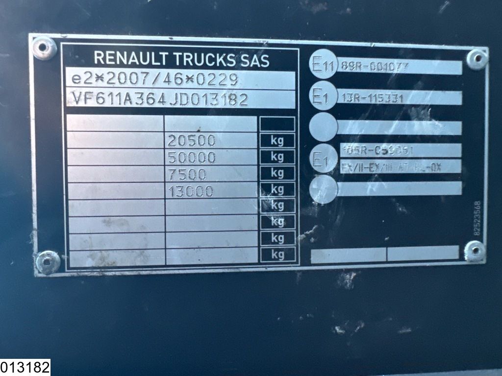 Renault T 440 EURO 6, ADR, PTO, Standairco
