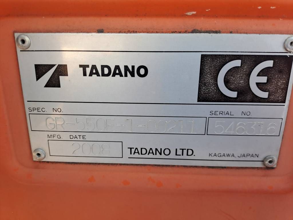 Tadano GR550EX (+ JIB 17m)