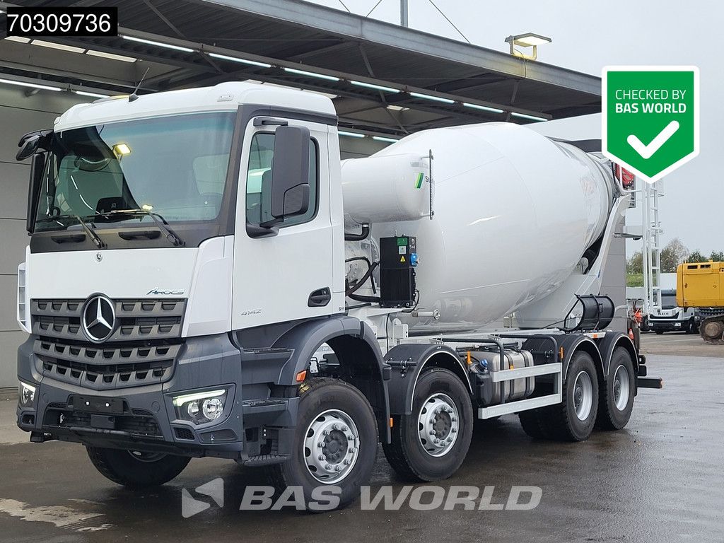 Mercedes Arocs 4142 8X4 NEW! 12m3 Stetter Mixer Steelsuspension Big-Axle Euro 6