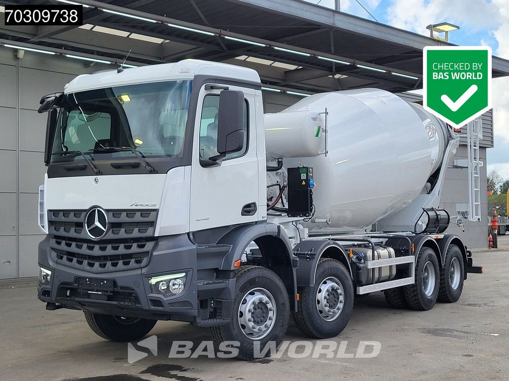 Mercedes Arocs 4142 8X4 NEW! 12m3 Stetter Mixer Steelsuspension Big-Axle Euro 6