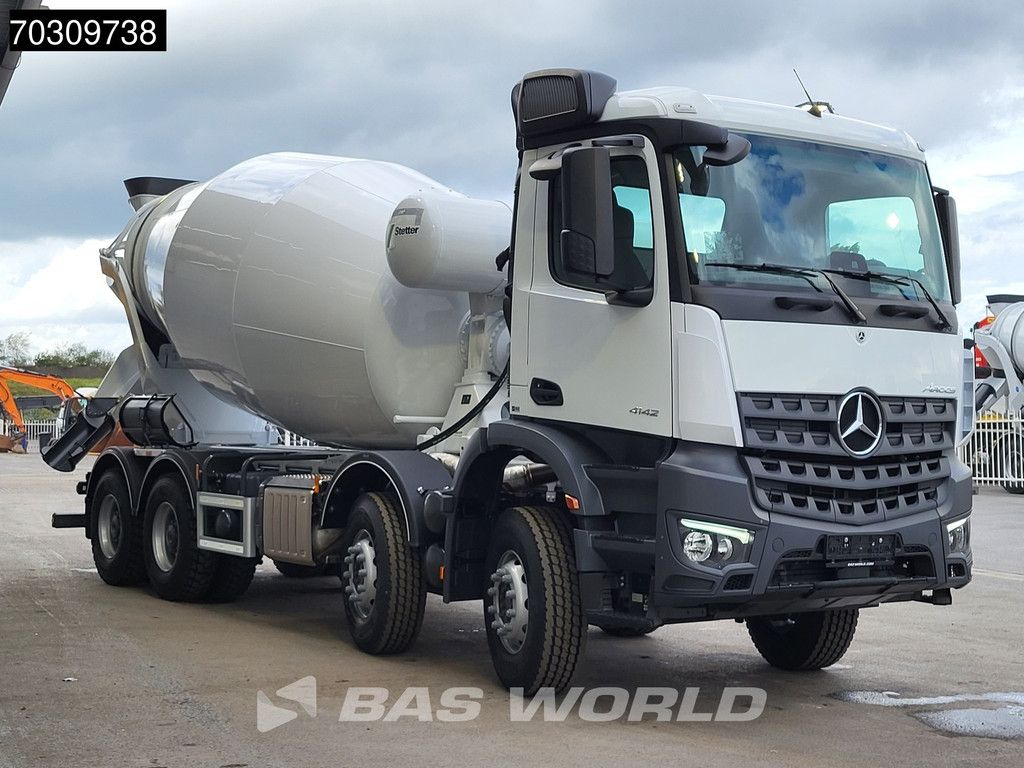 Mercedes Arocs 4142 8X4 NEW! 12m3 Stetter Mixer Steelsuspension Big-Axle Euro 6
