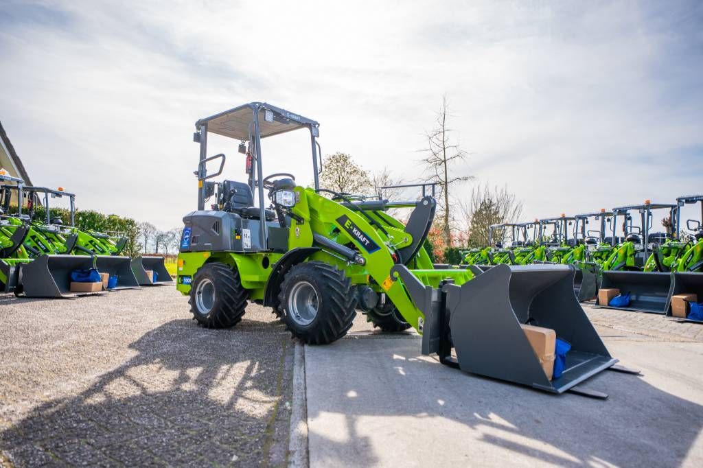 E-Kraft E1000 Elektrische Minishovel wiellader