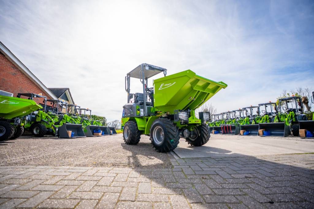 E-Kraft D1600 Elektrische dumper kruiwagen