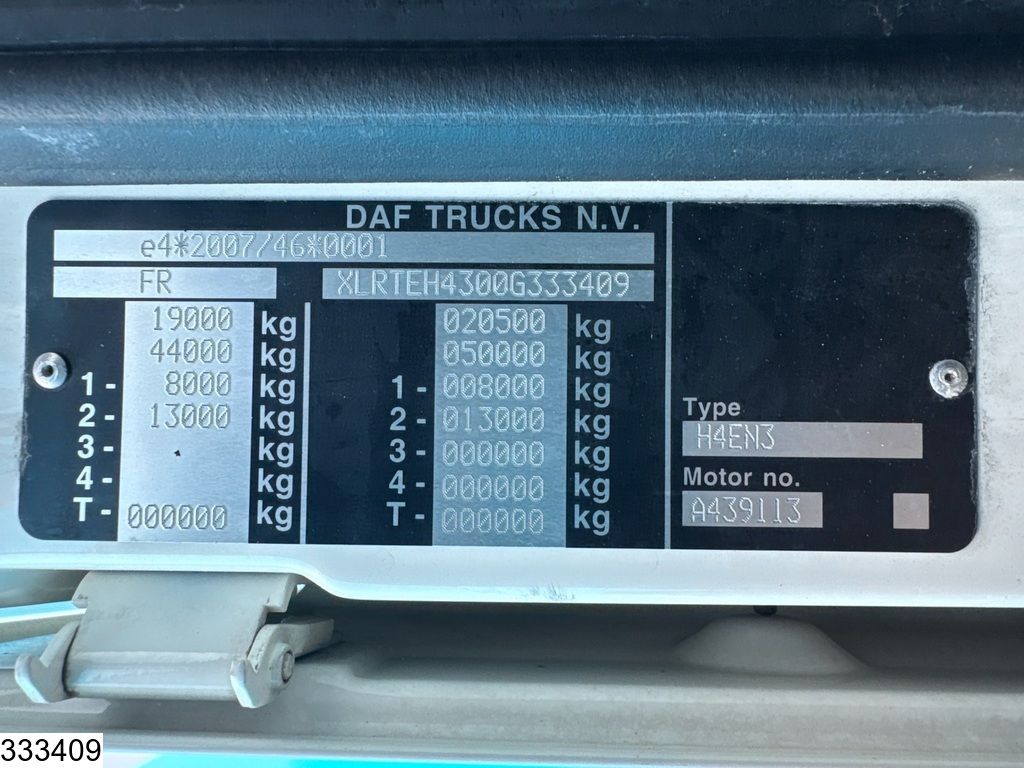 DAF XF 480 EURO 6d, ACC