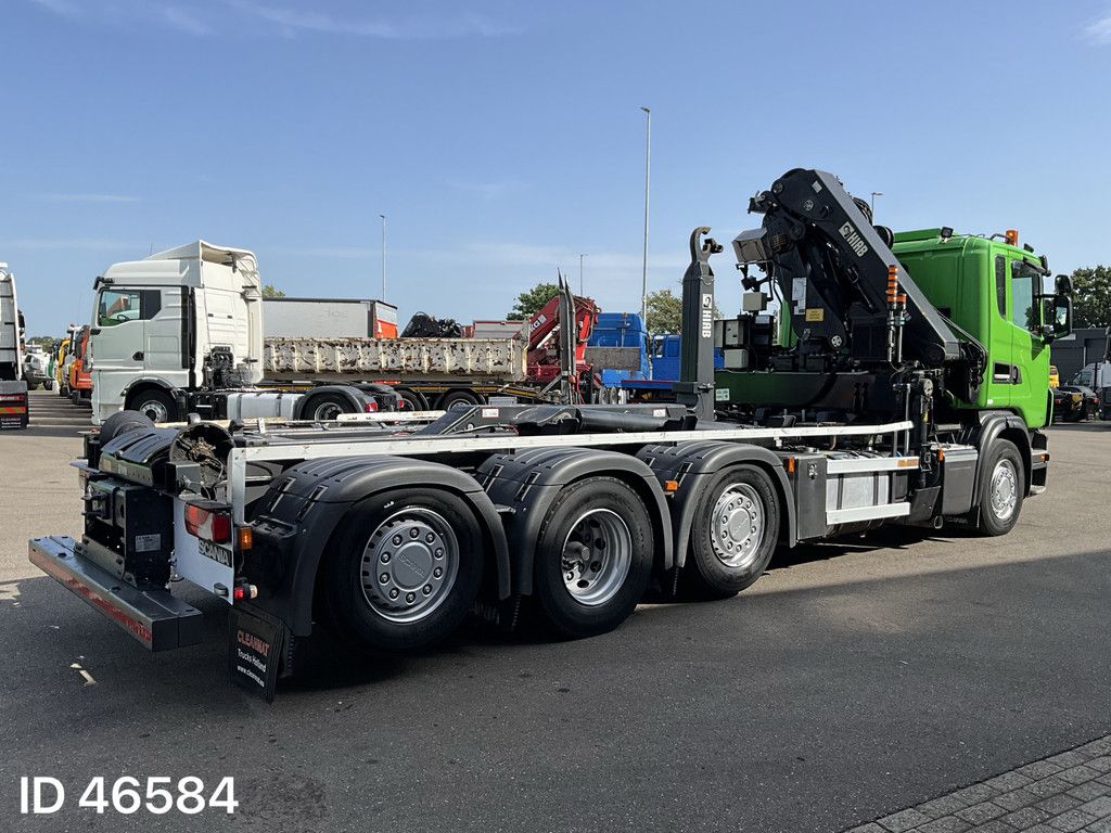 Scania G 440 8x2 Euro 6 Hiab 28 Tonmeter laadkraan