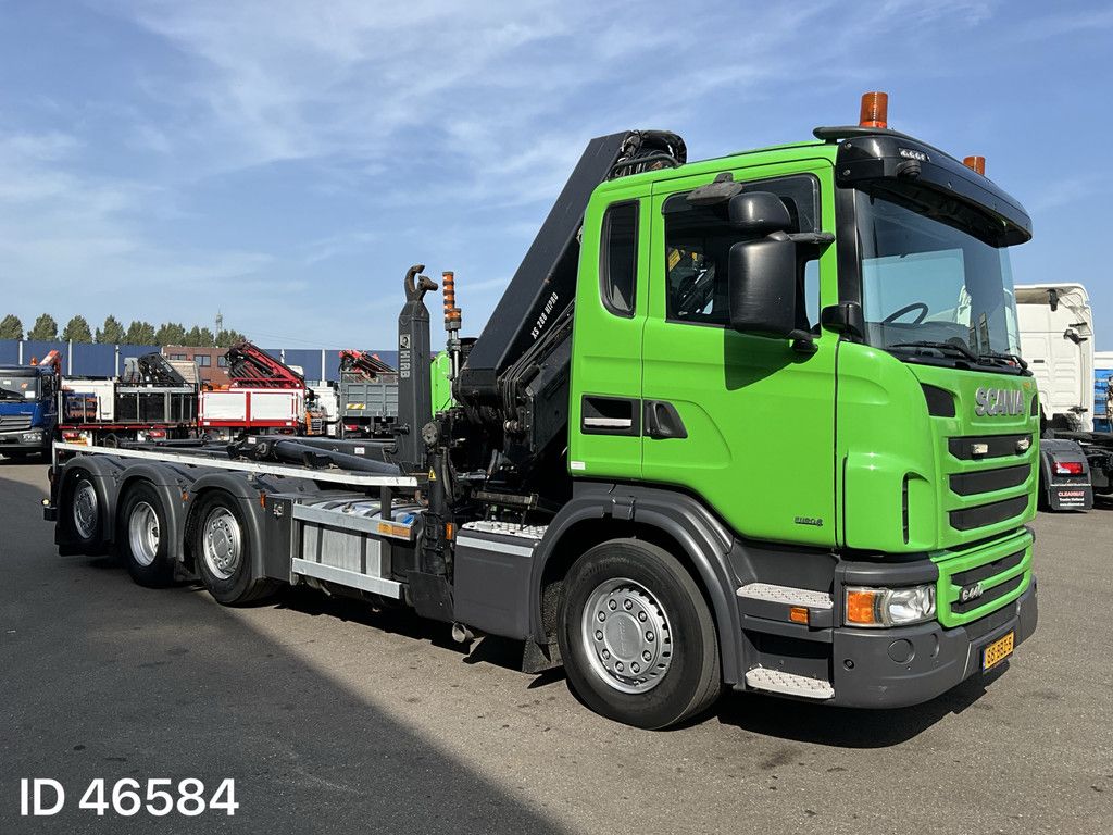 Scania G 440 8x2 Euro 6 Hiab 28 Tonmeter laadkraan