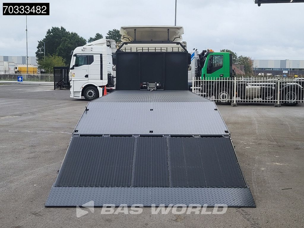 Volvo FM FM 410 6X2 Machine transporter Hydraulic ramp Winch Lift+Steering Axle Euro 6