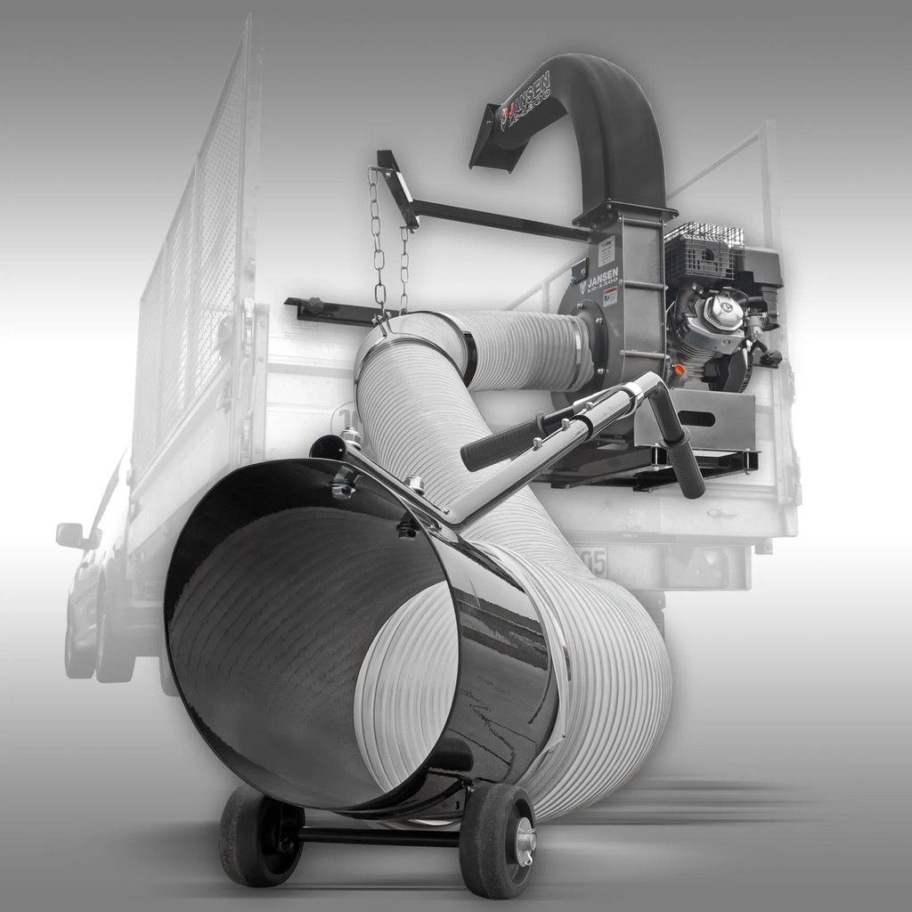 Jansen Bladzuiger bladruimer LG-1300 truckloader voor de kar