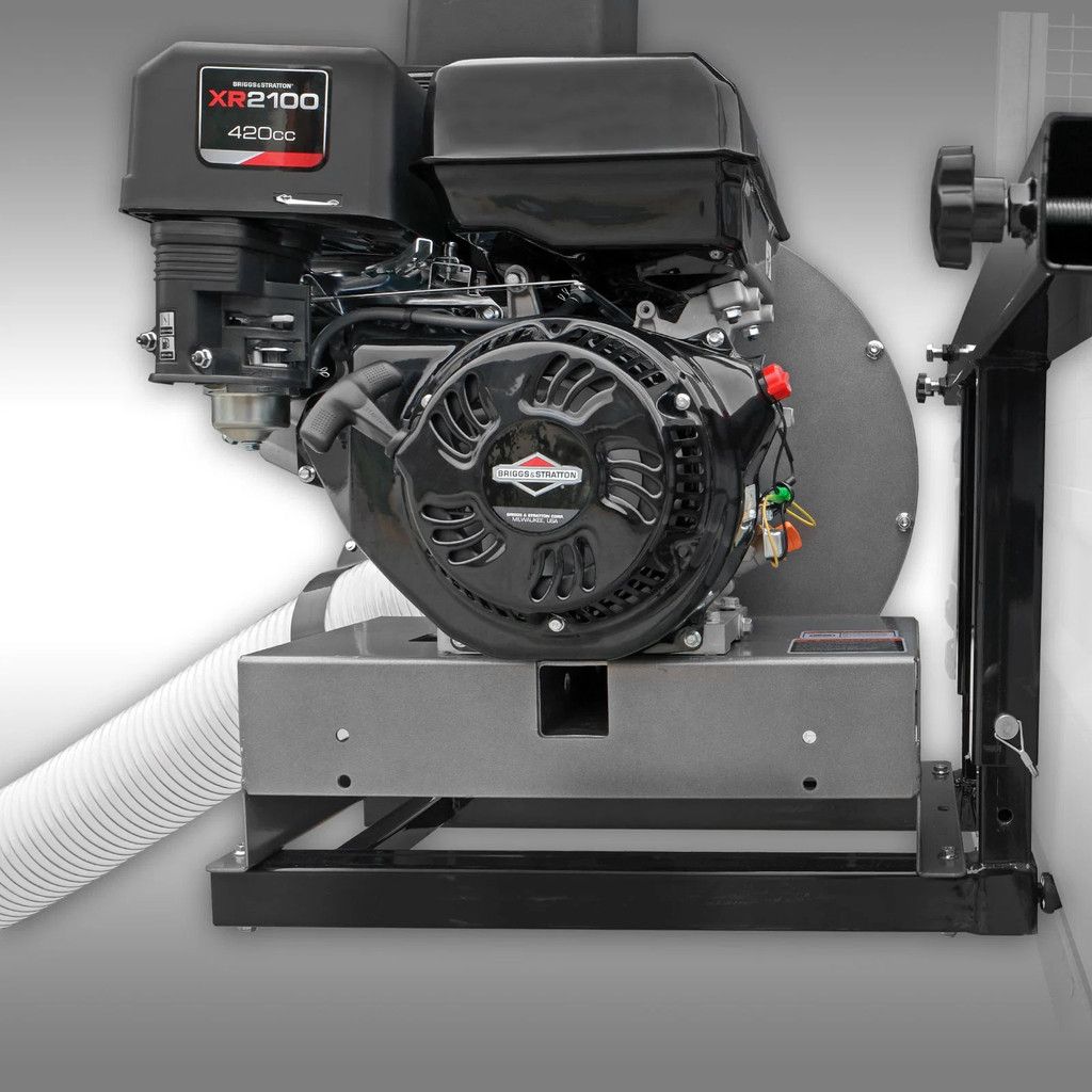 Jansen Bladzuiger bladruimer LG-1300 truckloader voor de kar