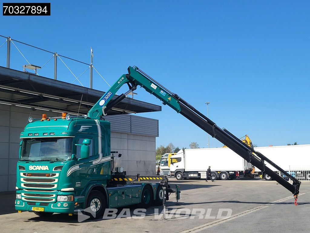 Scania G G410 6X2 NL-Truck APK 01-2027 Full-Air Retarder HMF3220 K6 Crane Leder Navi ACC