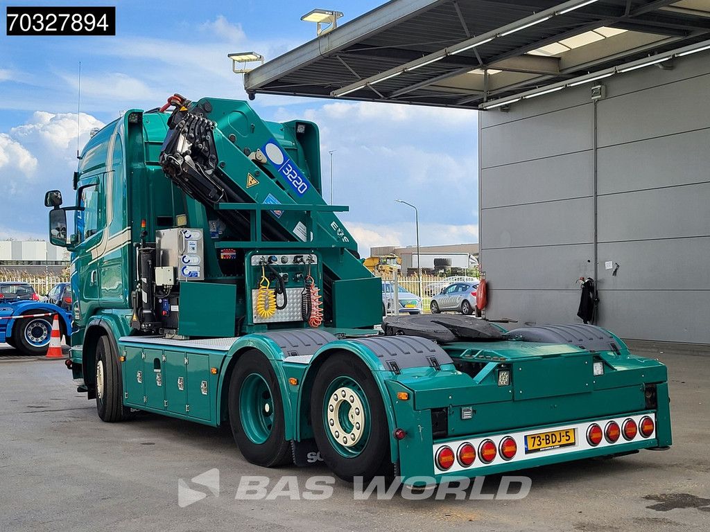 Scania G G410 6X2 NL-Truck APK 01-2027 Full-Air Retarder HMF3220 K6 Crane Leder Navi ACC