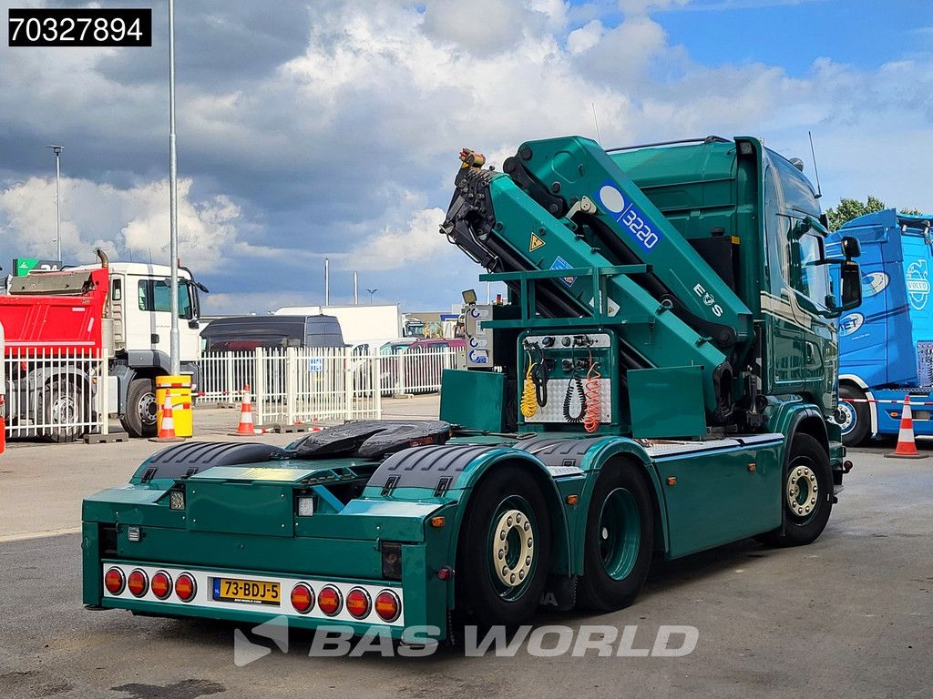 Scania G G410 6X2 NL-Truck APK 01-2027 Full-Air Retarder HMF3220 K6 Crane Leder Navi ACC