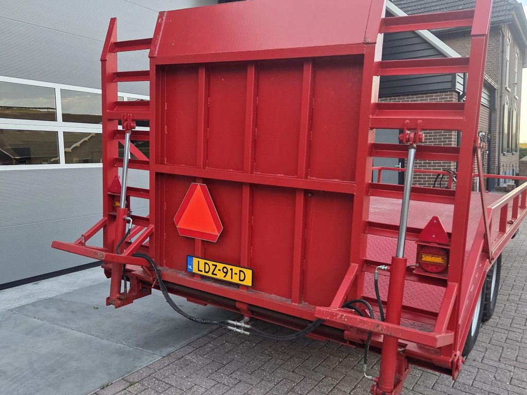 Tamminga machines DL8T Oprijwagen dieplader bakkenwagen 8 ton