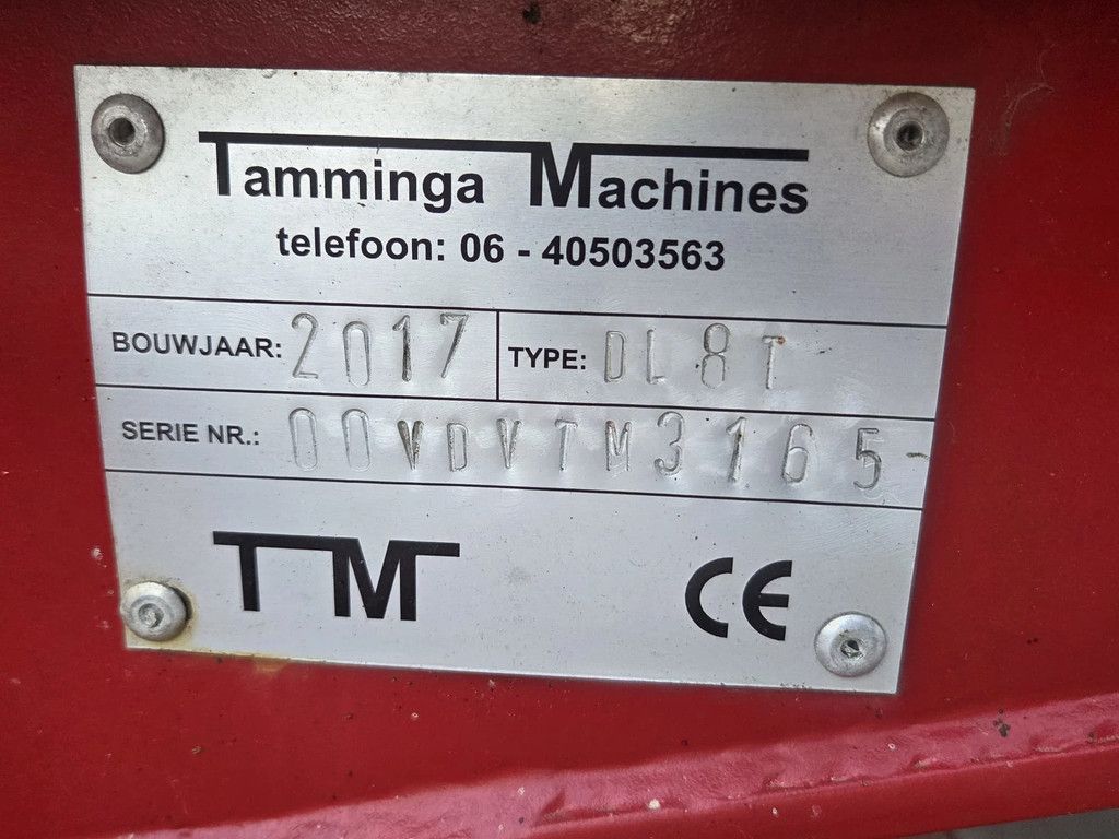 Tamminga machines DL8T Oprijwagen dieplader bakkenwagen 8 ton