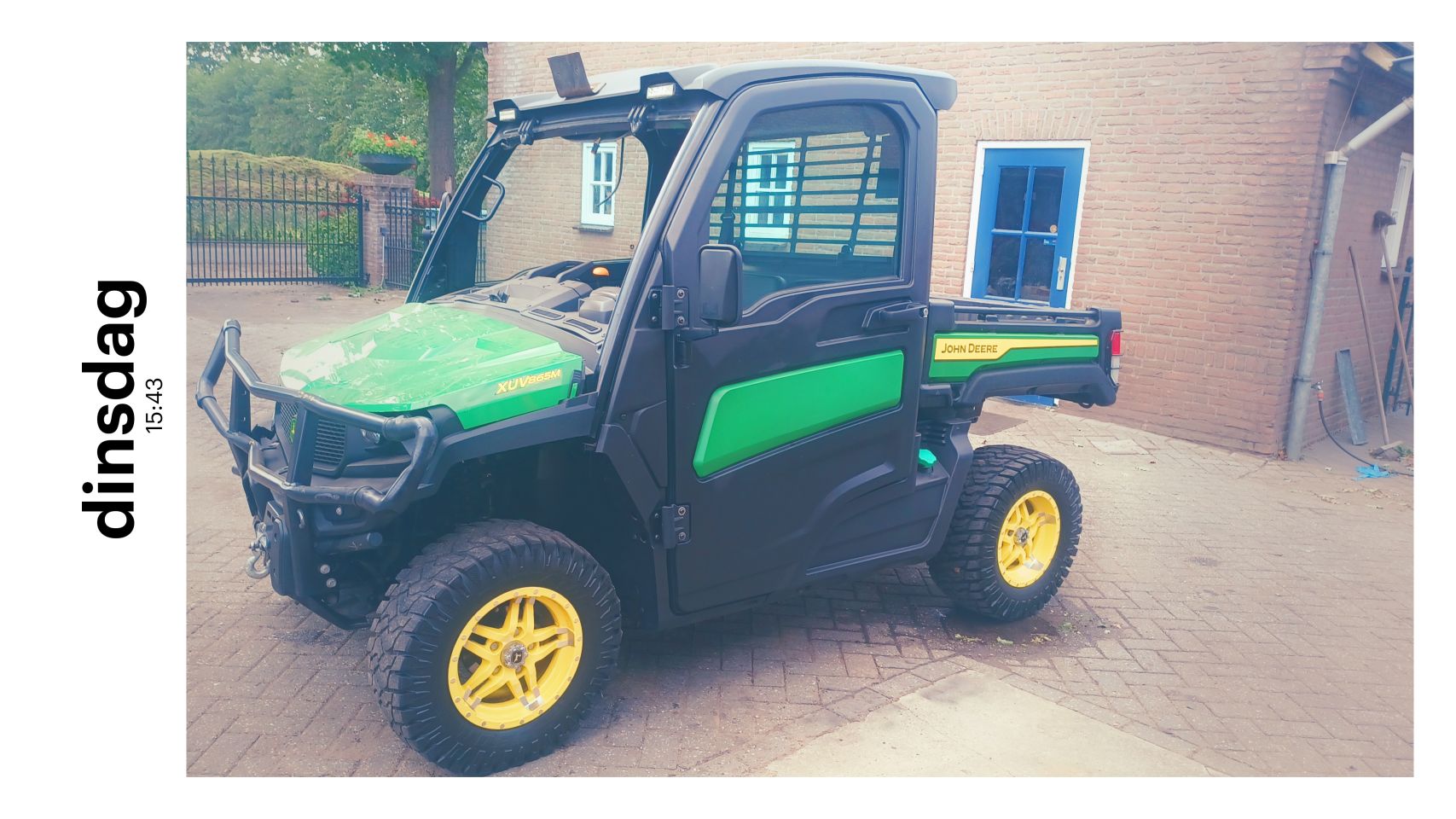 Jon deere gator xuv 865 m 2023 rijbaren schade