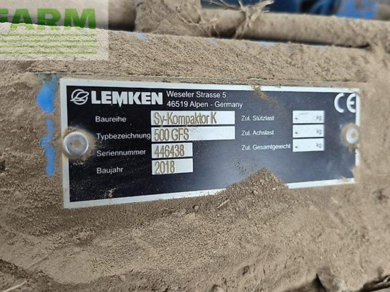 Lemken kompaktor k500gfs