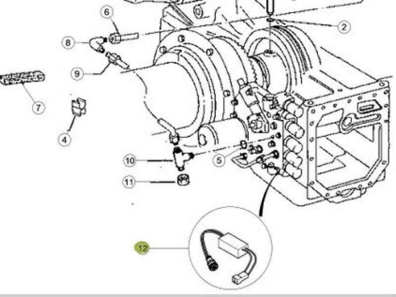 Renault Stecker 7700052843 für Differentialsperre
