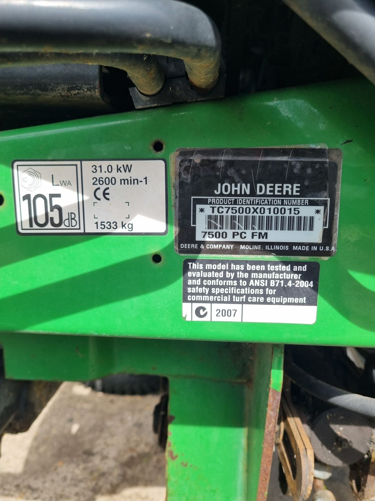 John deere 7500 precisioncut kooimaaier