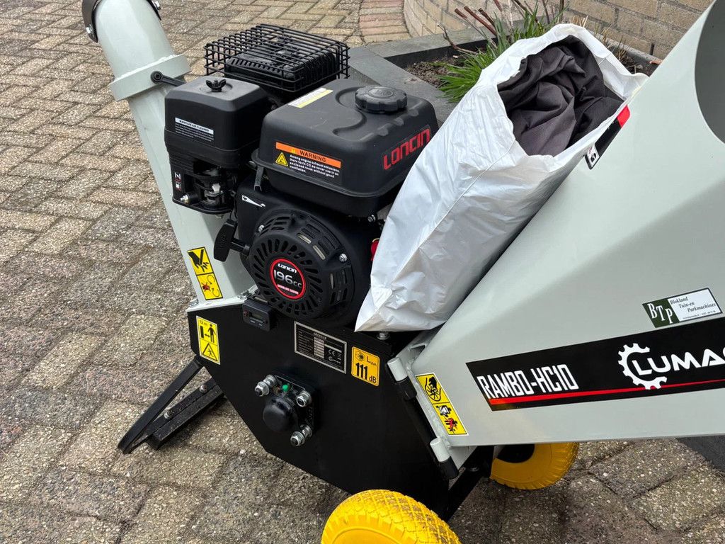 Lumag jong gebruikte hakselaar hc10 houtversnipperaar