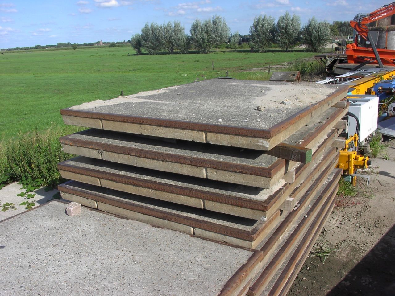 Betonplaten 2.00 x 2.00 x16