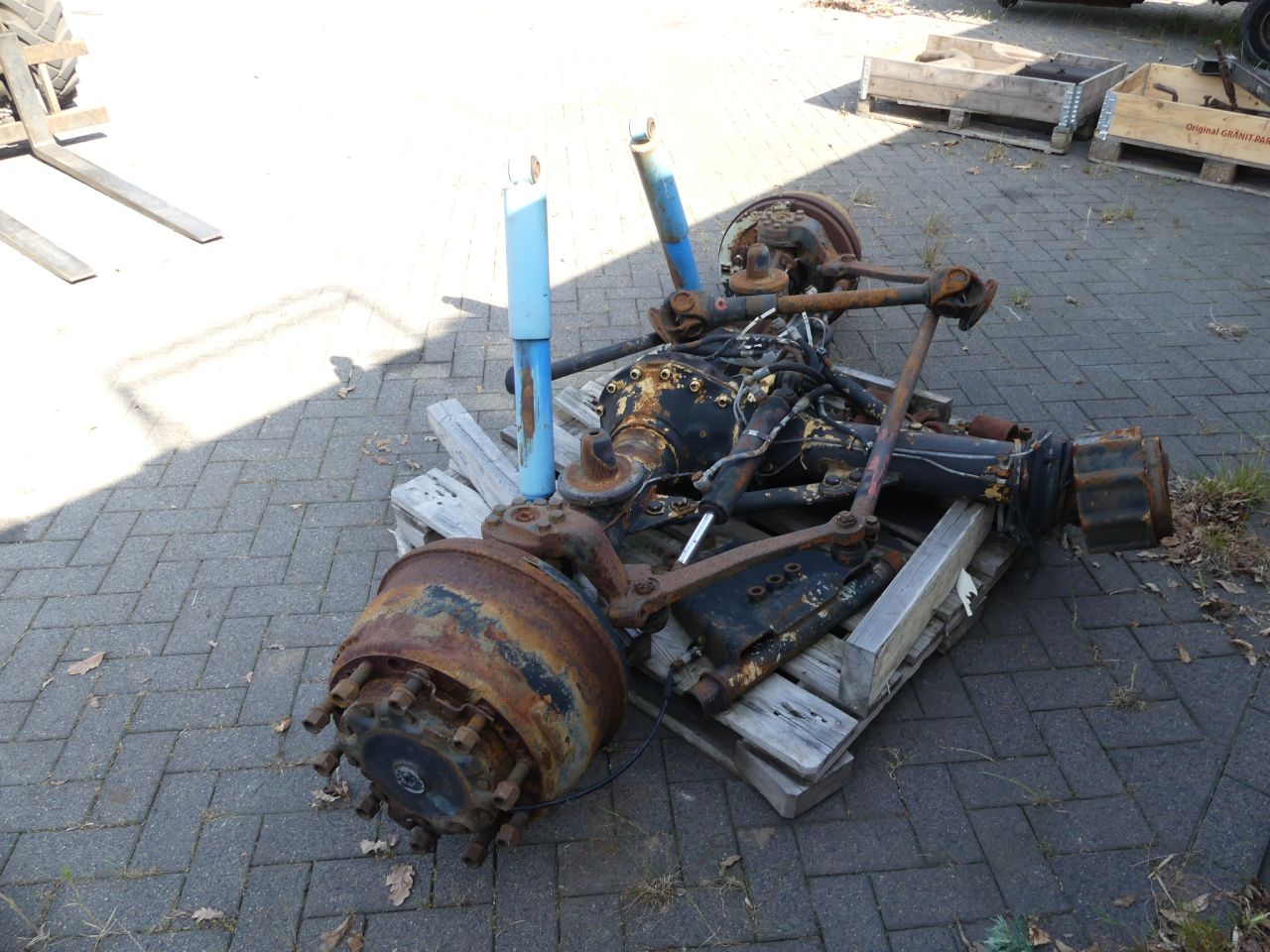 Mercedes Benz MB Trac voor en achter assen 1300 & 1500