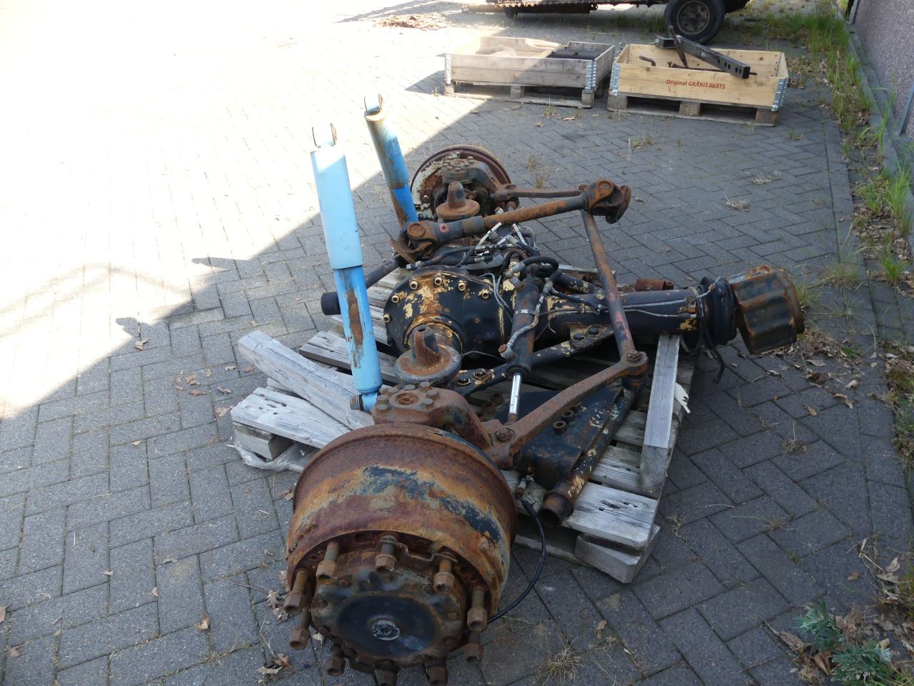 Mercedes Benz MB Trac voor en achter assen 1300 & 1500