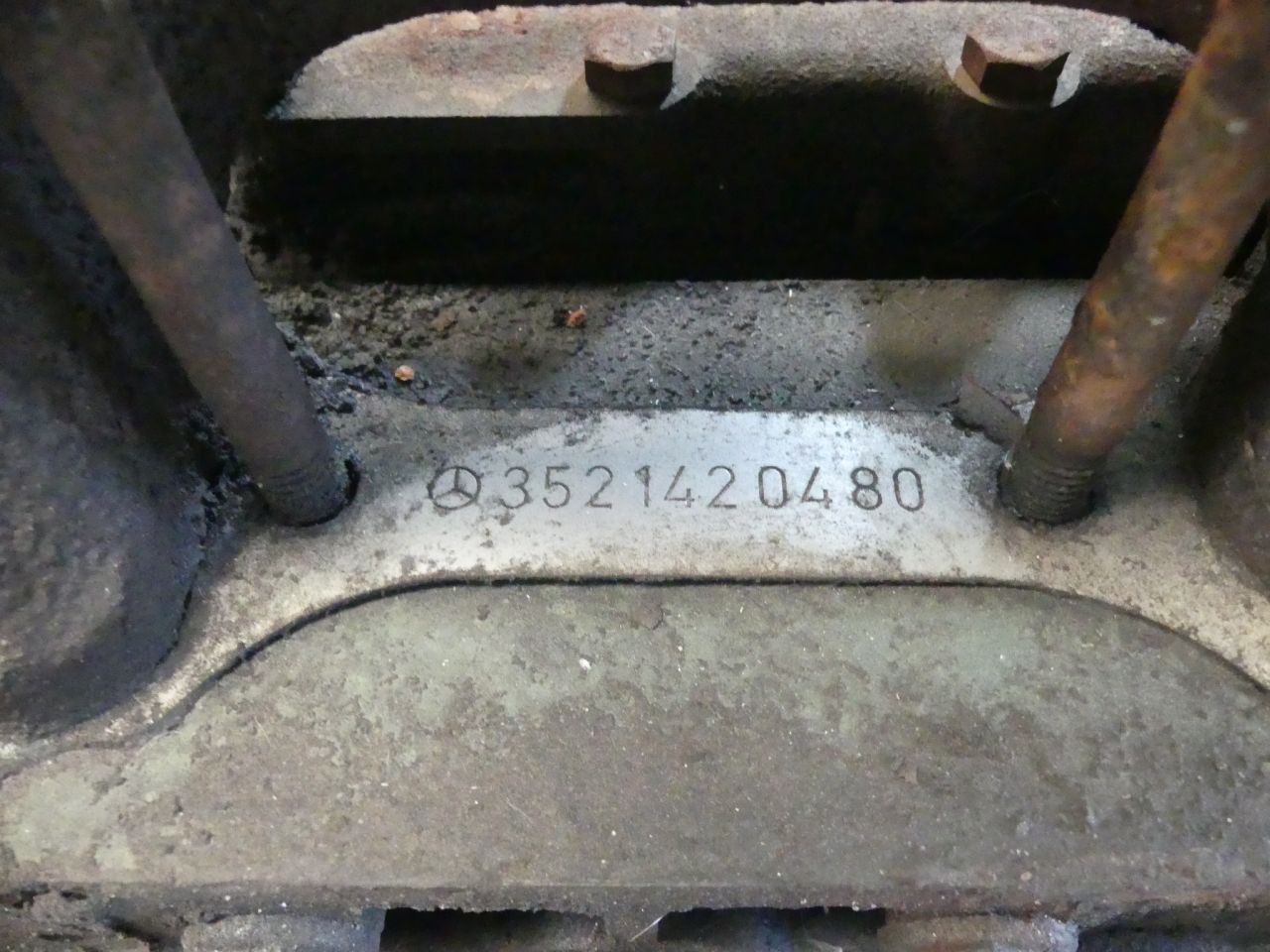 Mercedes Benz MB trac motor blok