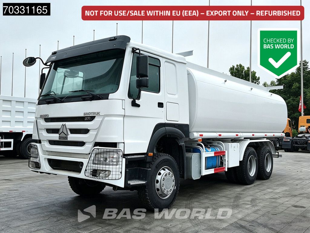Sinotruk HOWO 371 6X4 Refurbished! 20.000L Fuel capacity Full Steel Manual Airco Euro 2